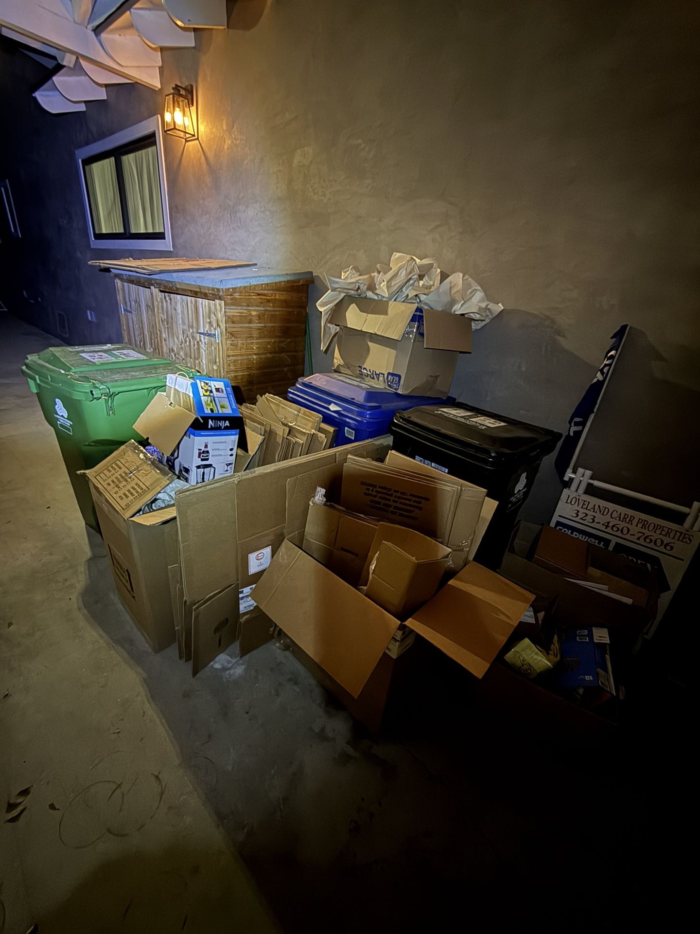 Moving Boxes, Various Sizes But Mostly Medium And Large