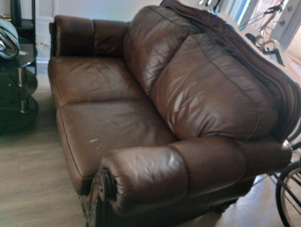 Leather Couch