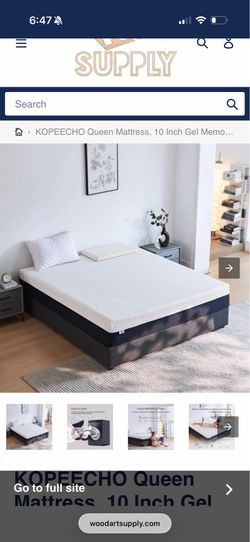KOPEECHO Queen Mattress, 10 Inch Gel