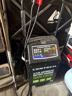 Cen-Tech 6/12V Automatic Battery Charger Engine Starter