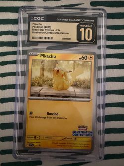 Pikachu Illustration Contest Winner CGC Pristine 10
