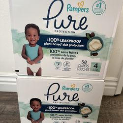 $20 Each  Size 4.   58 Diapers.         1  Available