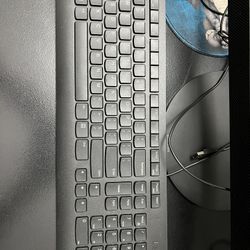 Computer N Keyboard With A Mouse 