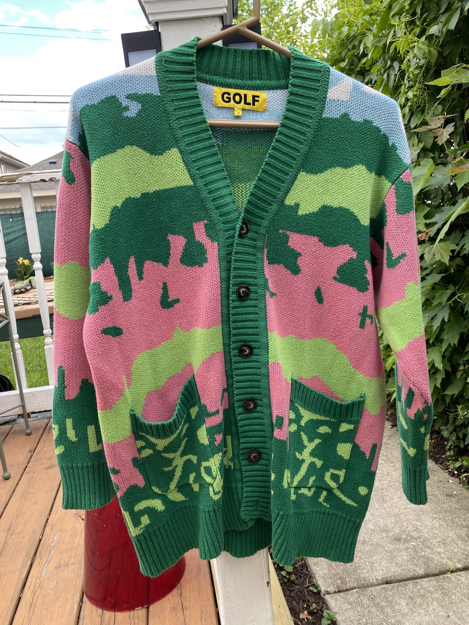 Rare Tyler The Creator Golf Wang Cardigan Size Small