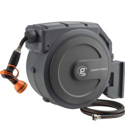TODAY'S SPECIAL! $75: Retractable Garden Hose Reel 1/2"130FT Wall Mount Auto Rewind Any Length Lock