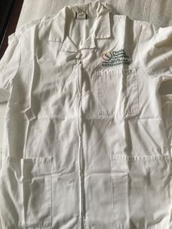 White Scrub top from Florida National University