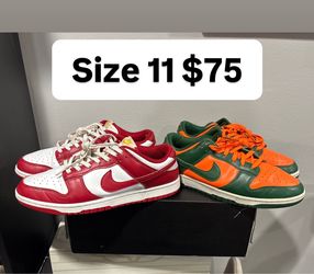 Nike dunks both size 11