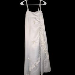 formal white dress 