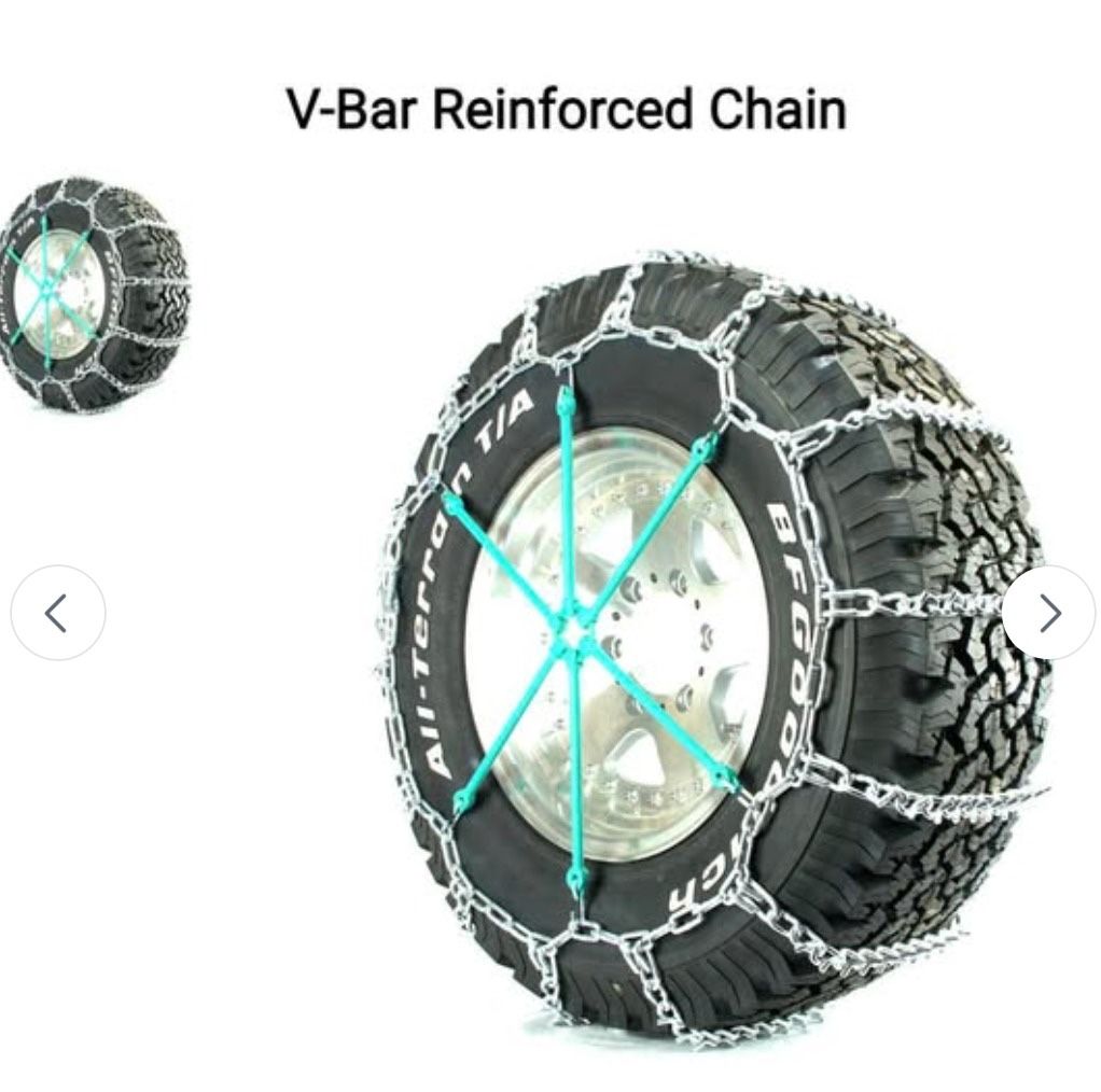 Titan Chain V-Bar Reinforced Tire Chains, model 2828 CAM