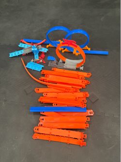 Hot wheels track builder and more