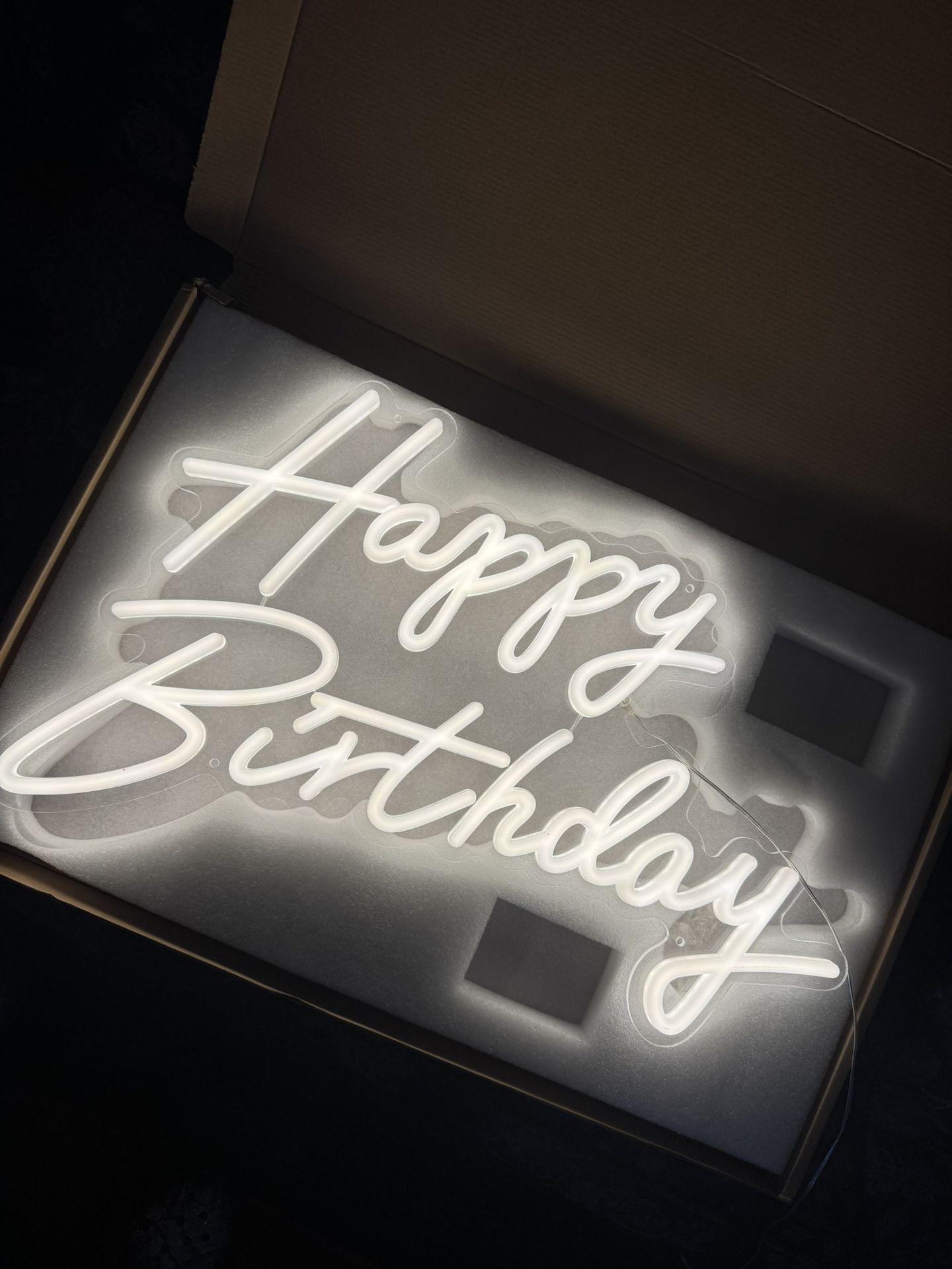 LED Happy birthday Sign 