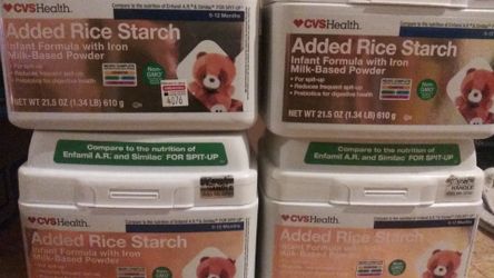 Cvs health added rice starch 21oz new never opened