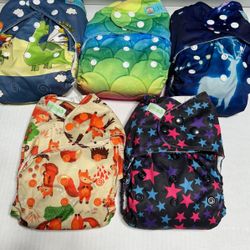 Washable Diaper Lot Of 5