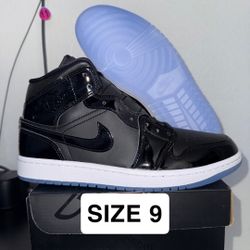 Jordan 1 Mid SE Size 9 Space Jam New In Box