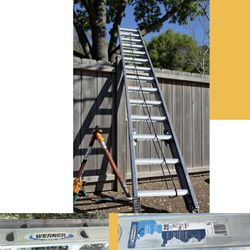 28 Foot Aluminum Extension Ladder Werner