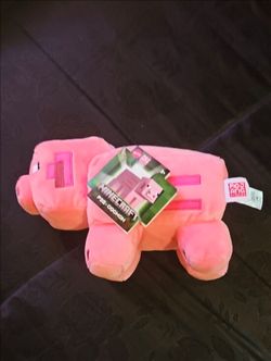 Minecraft pig plush