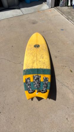 South Coast moon tail fish surfboard