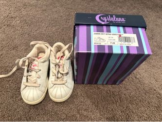 Toddler Girl’s Sneakers - size 7 1/2 W EUC