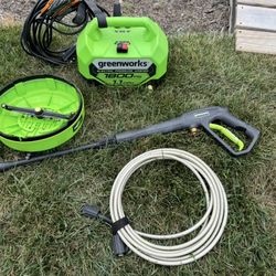 greenworks electric pressure washer 1800psi 1.1 gpm