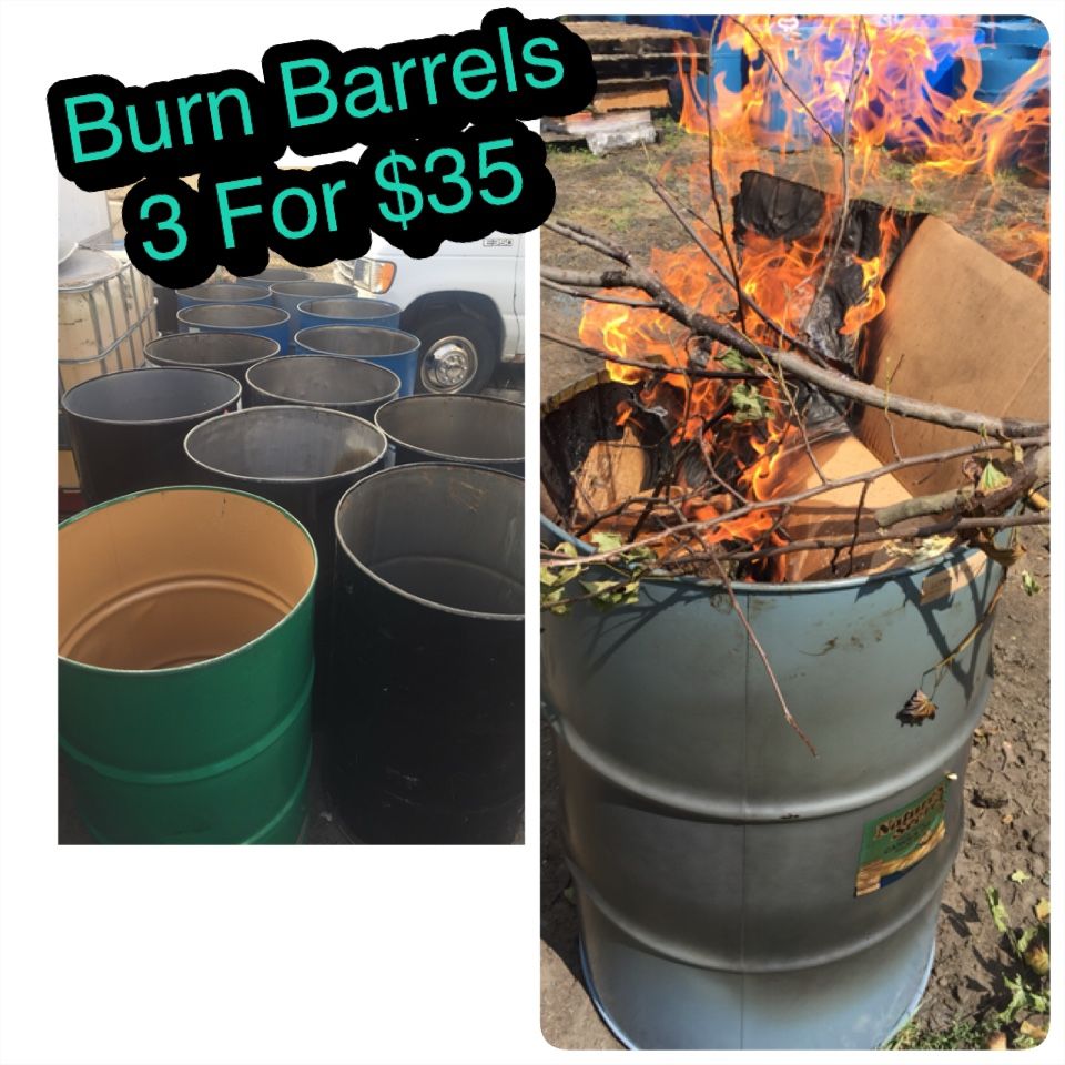 Burn Barrels -