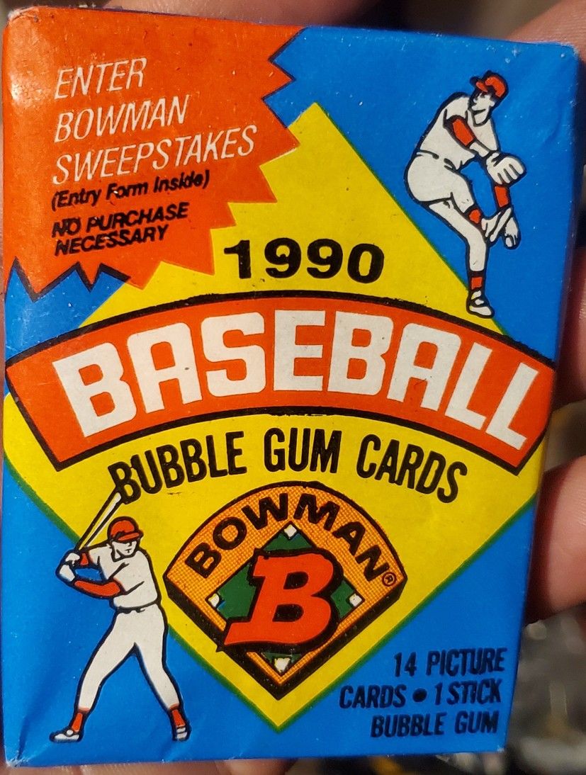  Un-opened 1990 Bowman Baseball Bubblegum Packs