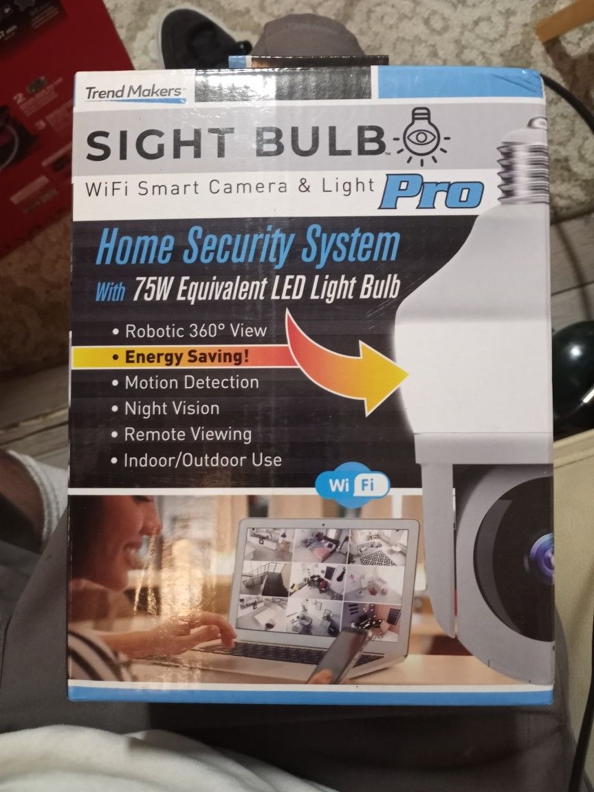Sight Bulb Pro WiFi Smart Camera & Light