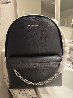Leather backpack