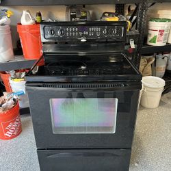 Whirlpool Electric Stove – Smooth Glass Top