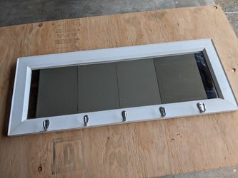 Mirror & coat rack