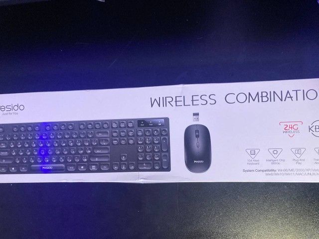 Wireless Keyboard & Mouse Combination - Brand New