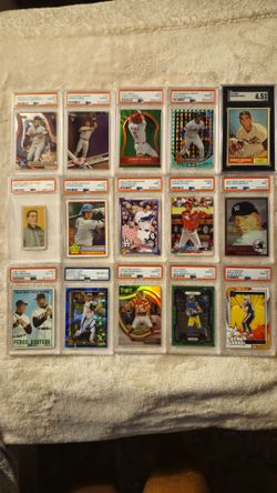 PSA Graded Baseball/Football cards