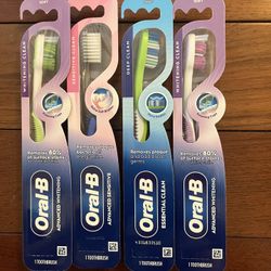 Oral B Toothbrush 4 For $5
