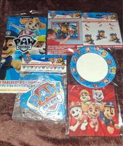 Paw Patrol Party supplies