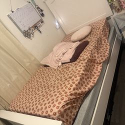 White Twin Bed Frame 