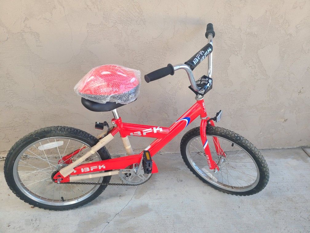 Kids BMX Bike Brand New With New Helmet