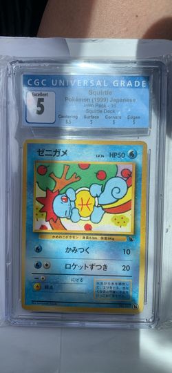 CGC Graded 1999 Japanese Squirtle Pokemon Card