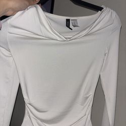 white long sleeve shirt