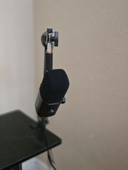 dynamic mic and boom arm w type c cable