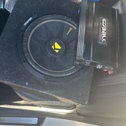 10” Kicker And Orion 2000 Watt Amp 