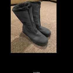 EUC Like NEW Weather Protectors Totes Womens Black Boots Wide Width Sz 9