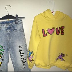 H&M x Keith Haring Hoodie and Jeans