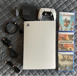 PS5 Disk Edition with games