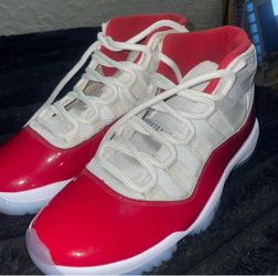 Air Jordan 11 Retro Cherry Red Sneakers
