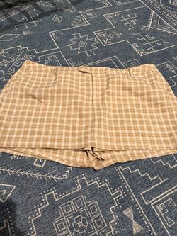 Plaid Mini Skort