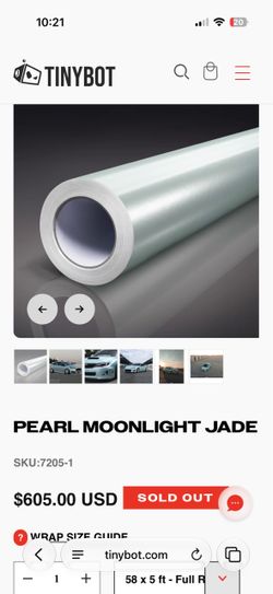 Pearl Moonlight Jade Vinyl Wrap