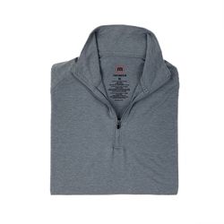 Travis Mathew Women's Yankee Heather Monument Quarter Zip Jacket Size XS