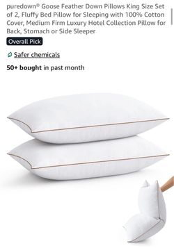PUREDOWN 2 hotel collection, King pillows