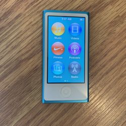 Blue iPod Nano 7th Generation 