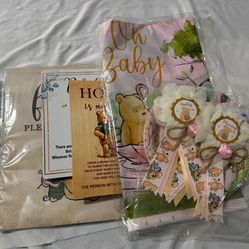Winnie the pooh baby shower decorations