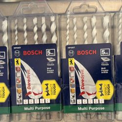 TITLE  Bosch Daredevil Multi Purpose Drill Bit Set (5pc) NEW – 4 sets